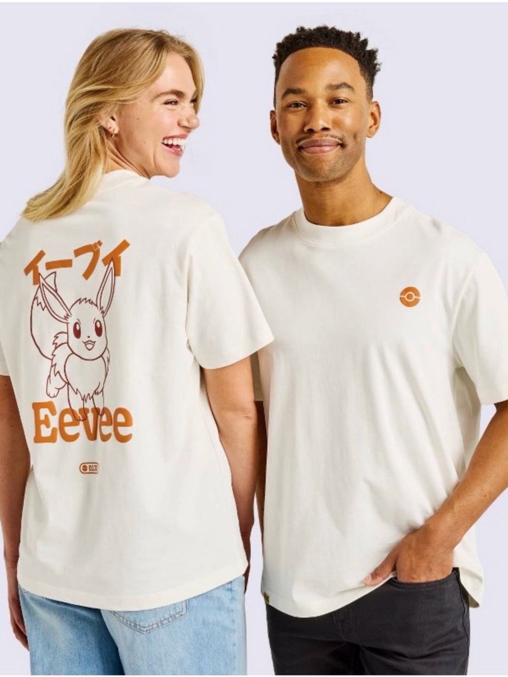 Pokémon Eevee Graphic Crewneck T-Shirt – Adult (Collectible)